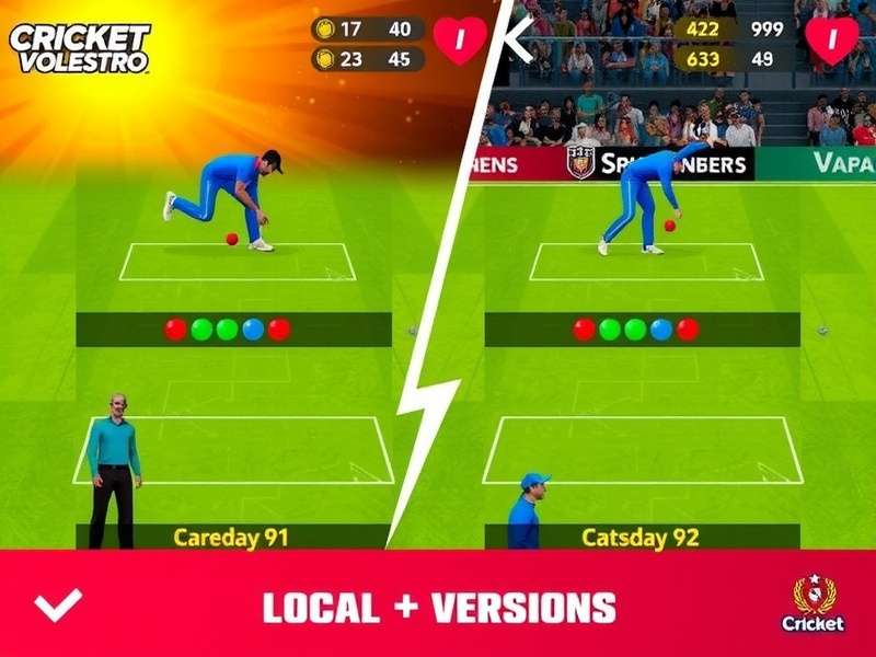Cricket Volley Maestro Gameplay Screenshot